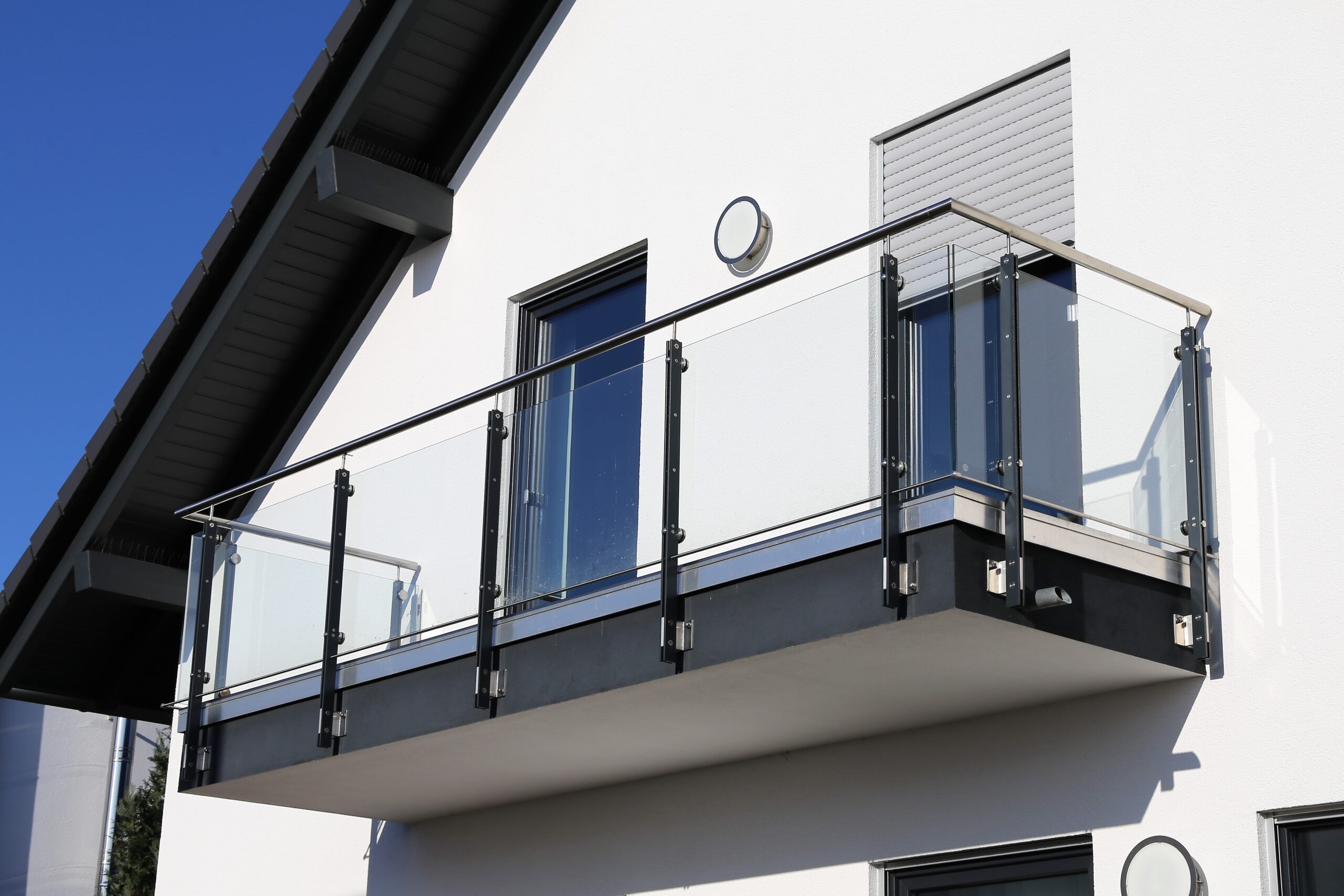 Stainless,steel,balcony,railing